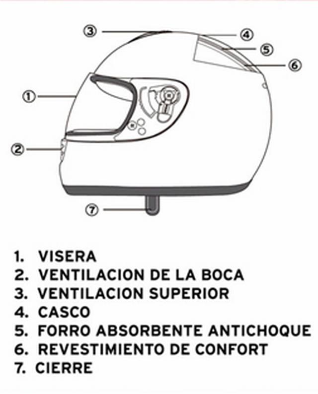 CASCO DEPORTIVO INTEGRAL TALLA L COLOR DEEP BLUE - 4