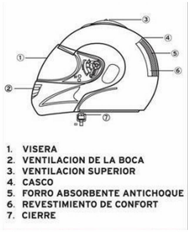 CASCO MODULAR FULL FACE TALLA L COLOR SILVER - 3