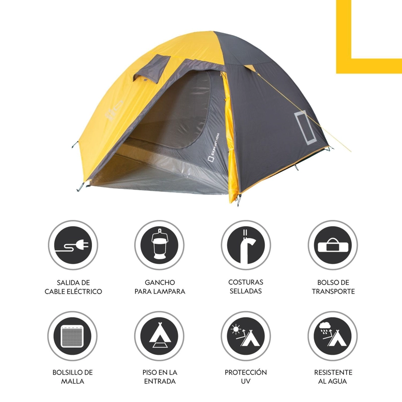 CARPA CAMPING 4 PERSONAS OTTAWA NATIONAL GEOGRAPHIC - 5