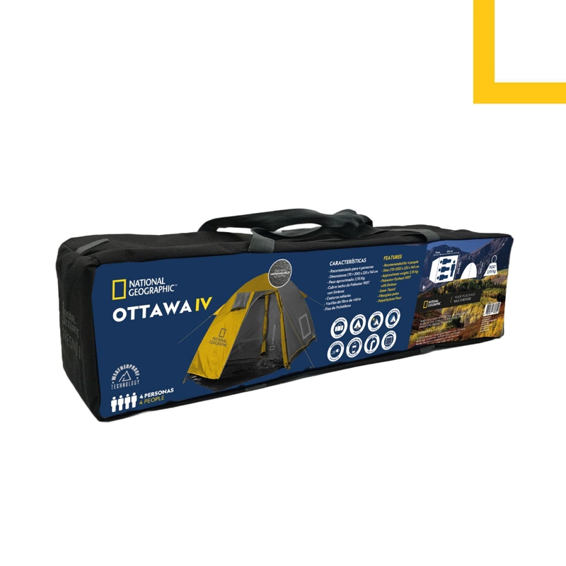 CARPA CAMPING 4 PERSONAS OTTAWA NATIONAL GEOGRAPHIC - 8