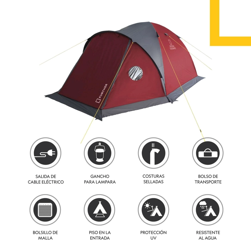 CARPA NATIONAL GEOGRAPHIC CNG209 2 PERSONAS ROCKPORT - 3