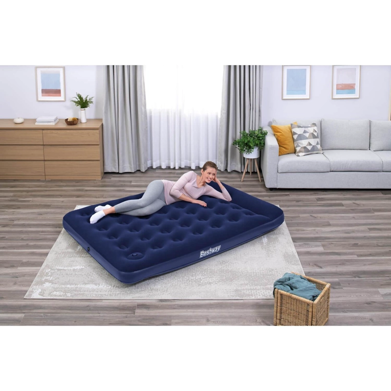 COLCHÓN INFLABLE BESTWAY 67226 203 CM X 152 CM X 28 CM QUEEN INFLADOR DE PIE - 4