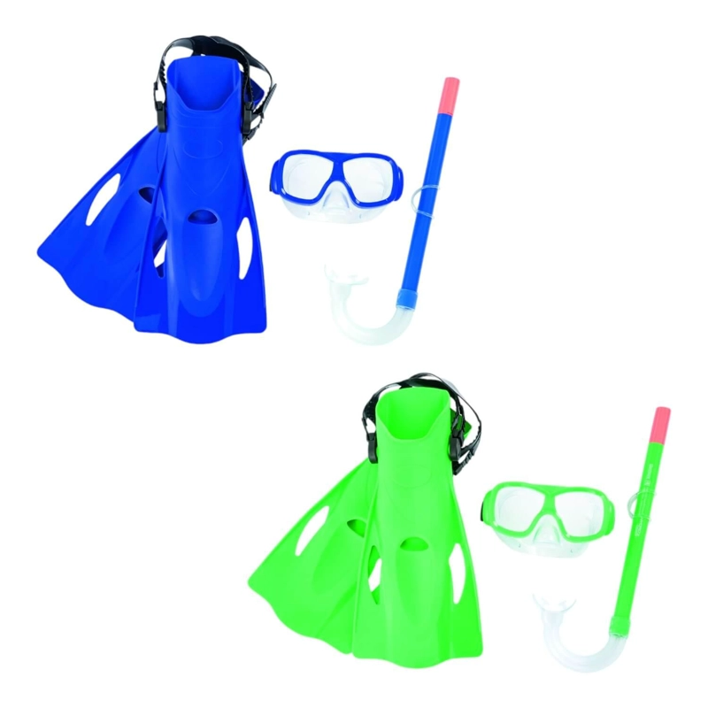 SET KIT MASCARA, SNORKEL Y ALETAS NIÑOS 7+ AÑOS BESTWAY - 2