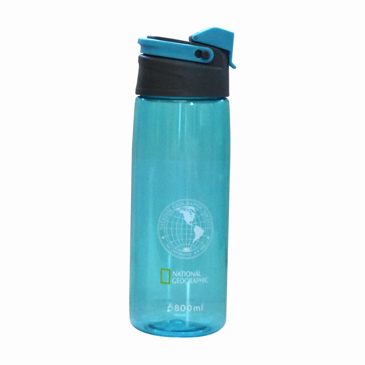 BOTELLA PLASTICA NATIONAL GEOGRAPHIC 800ML COLOR ROSA, VERDE, AZUL CLARO | NATIONAL GEOGRAPHIC - 2