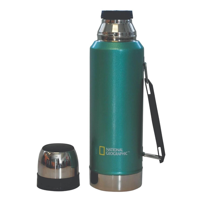 TERMO NATIONAL GEOGRAPHIC METÁLICO 1200ML VERDE - 4