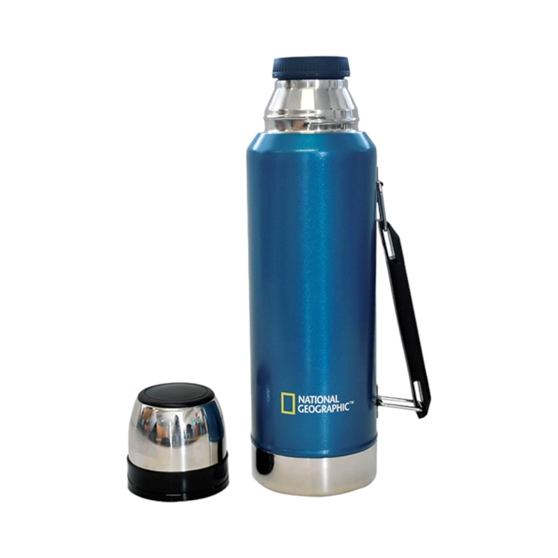 TERMO NATIONAL GEOGRAPHIC METÁLICO 1200ML AZUL - 3