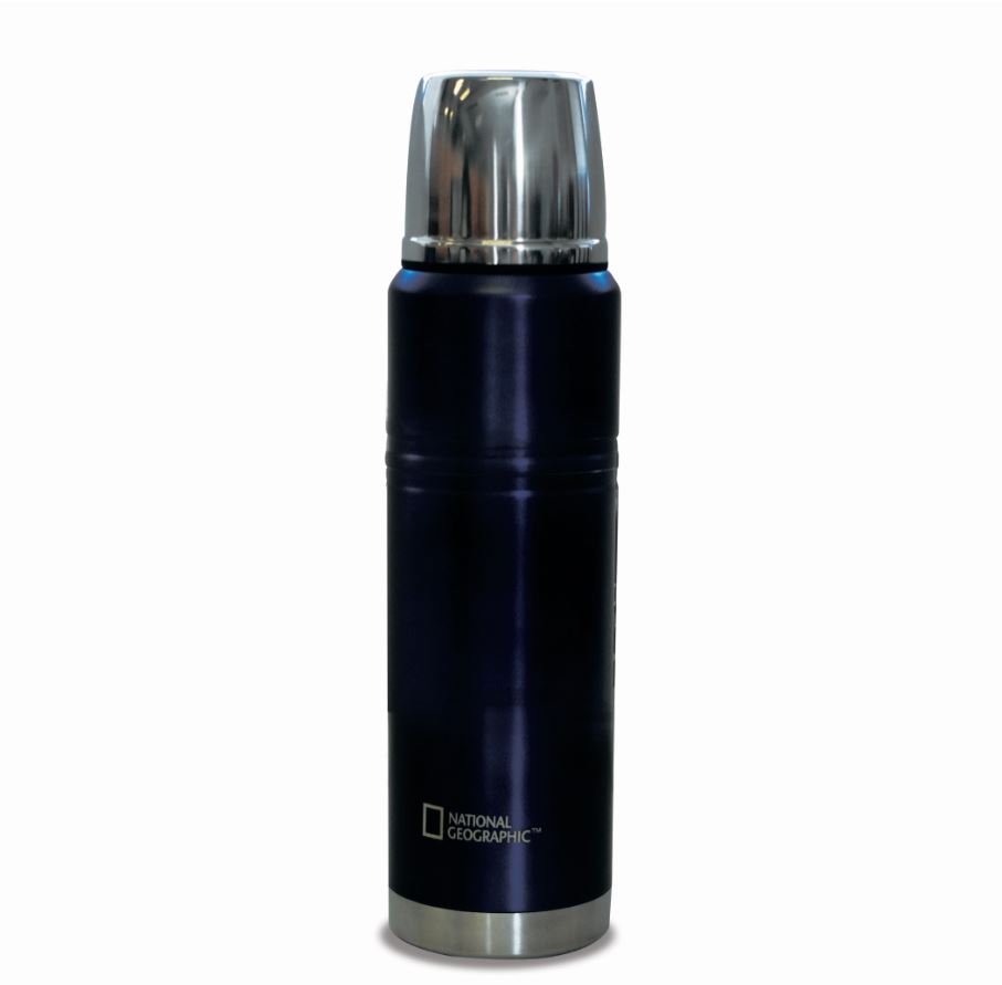 TERMO NATIONAL GEOGRAPHIC METÁLICO 500ML AZUL - 1