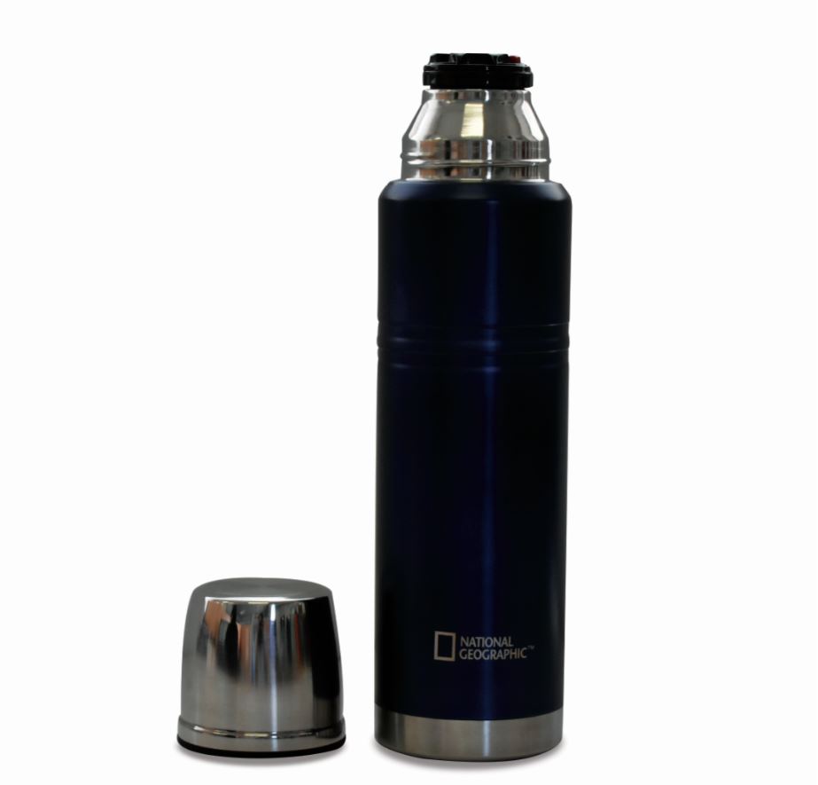 TERMO NATIONAL GEOGRAPHIC METÁLICO 500ML AZUL - 2
