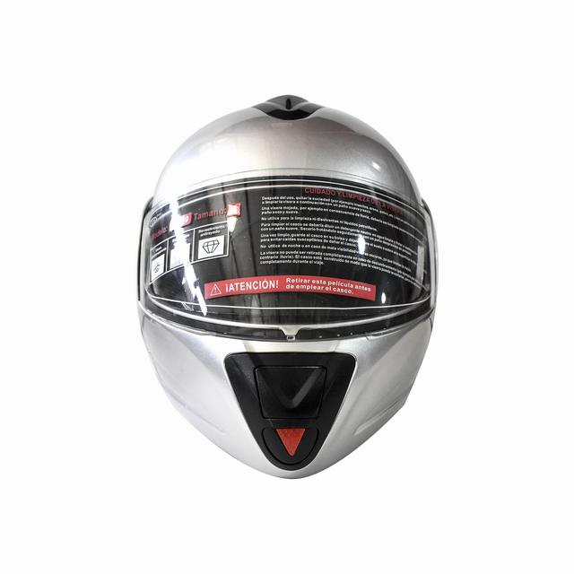 CASCO MODULAR FULL FACE COLOR SILVER TALLA L - 2
