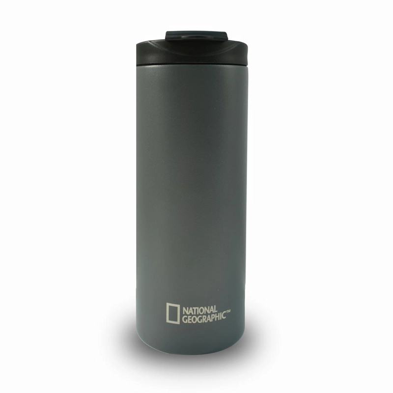 MUG NATIONAL GEOGRAPHIC METÁLICO 350ML GRAFITO - 1