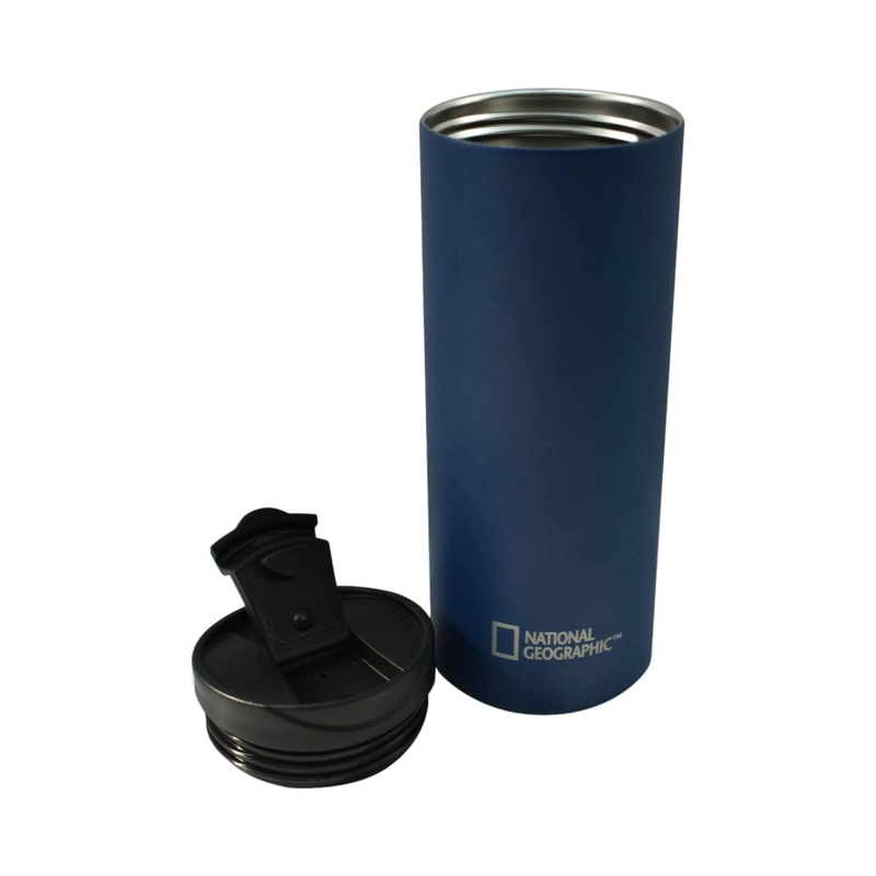 MUG METÁLICO NATIONAL GEOGRAPHIC 350ML AZUL - 2