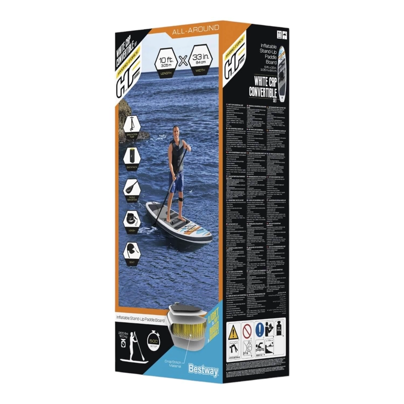 STAND UP PADDLE INFLABLE SET CON ASIENTO 305X84X12CM BESTWAY - 7