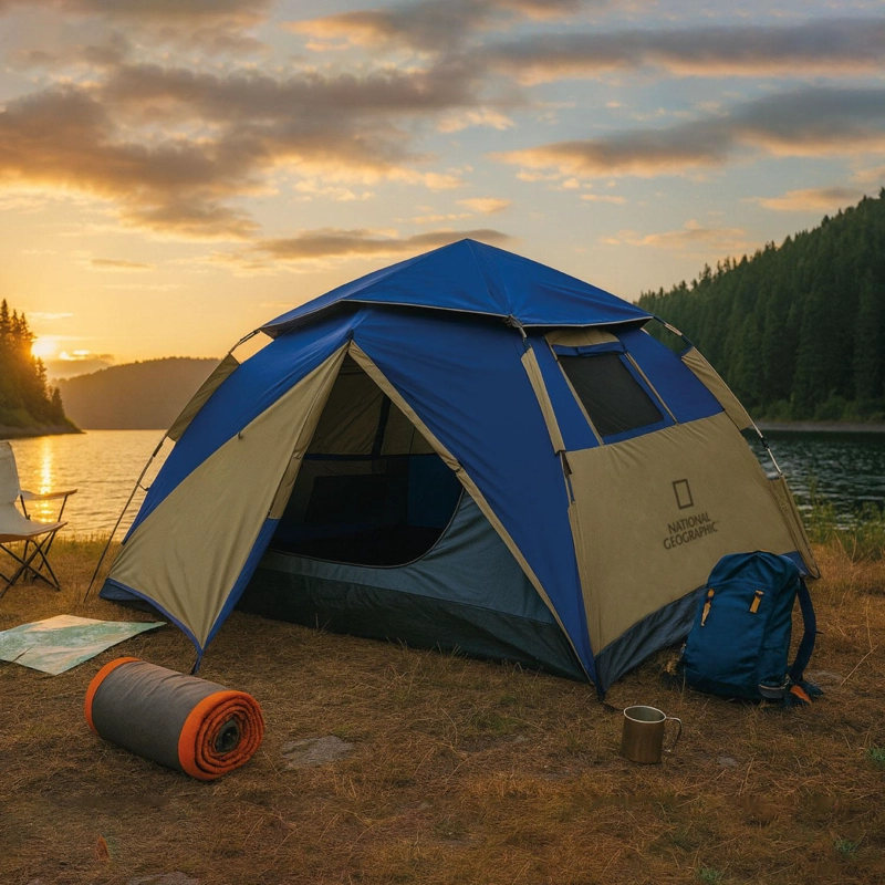 CARPA NATIONAL GEOGRAPHIC PARA 4 PERSONAS CNG420A INSTANT FIORDLAND AZUL - 6