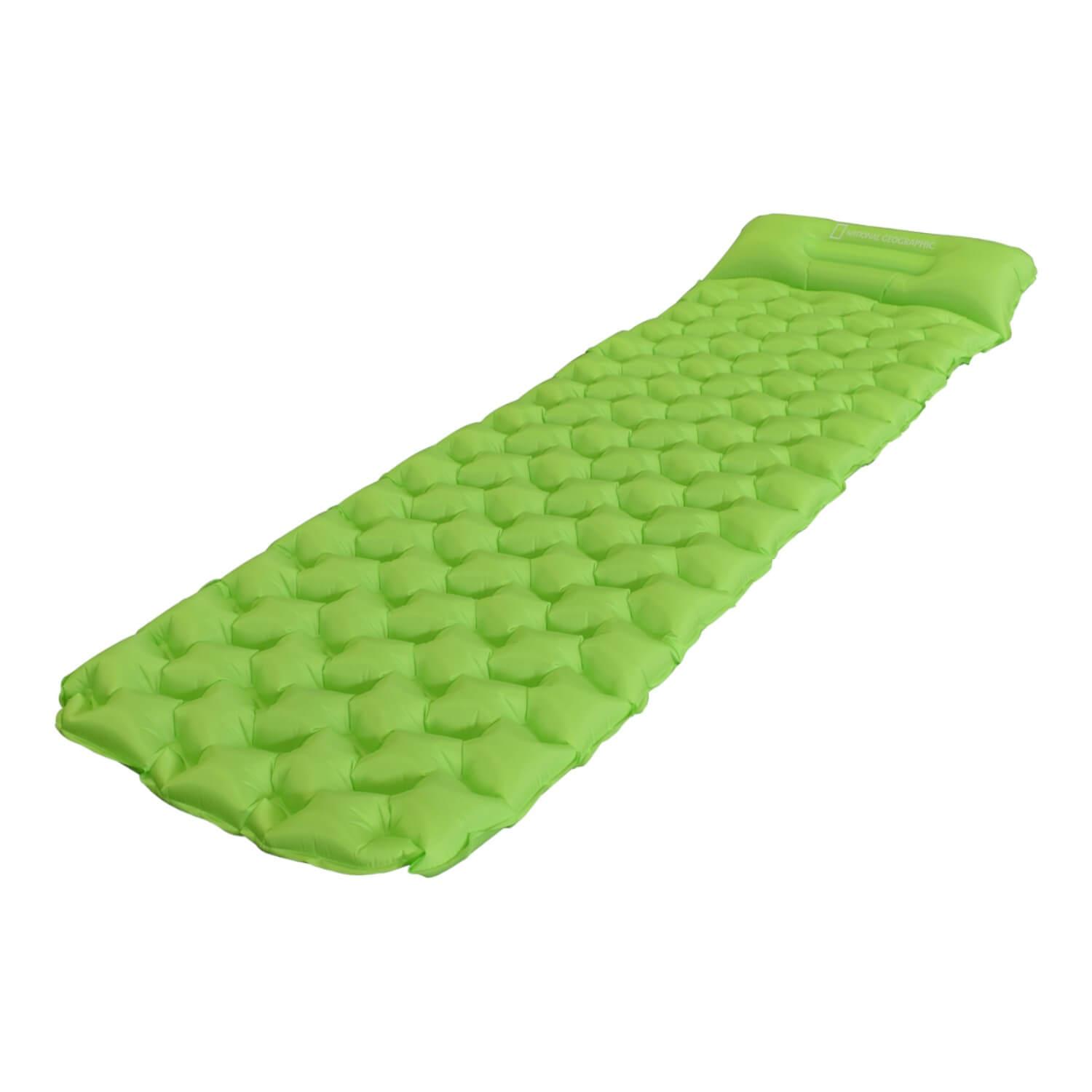 COLCHONETA NATIONAL GEOGRAPHIC 7 CM X 59 CM ULTRALIGHT PRO VERDE FLUOR - 1