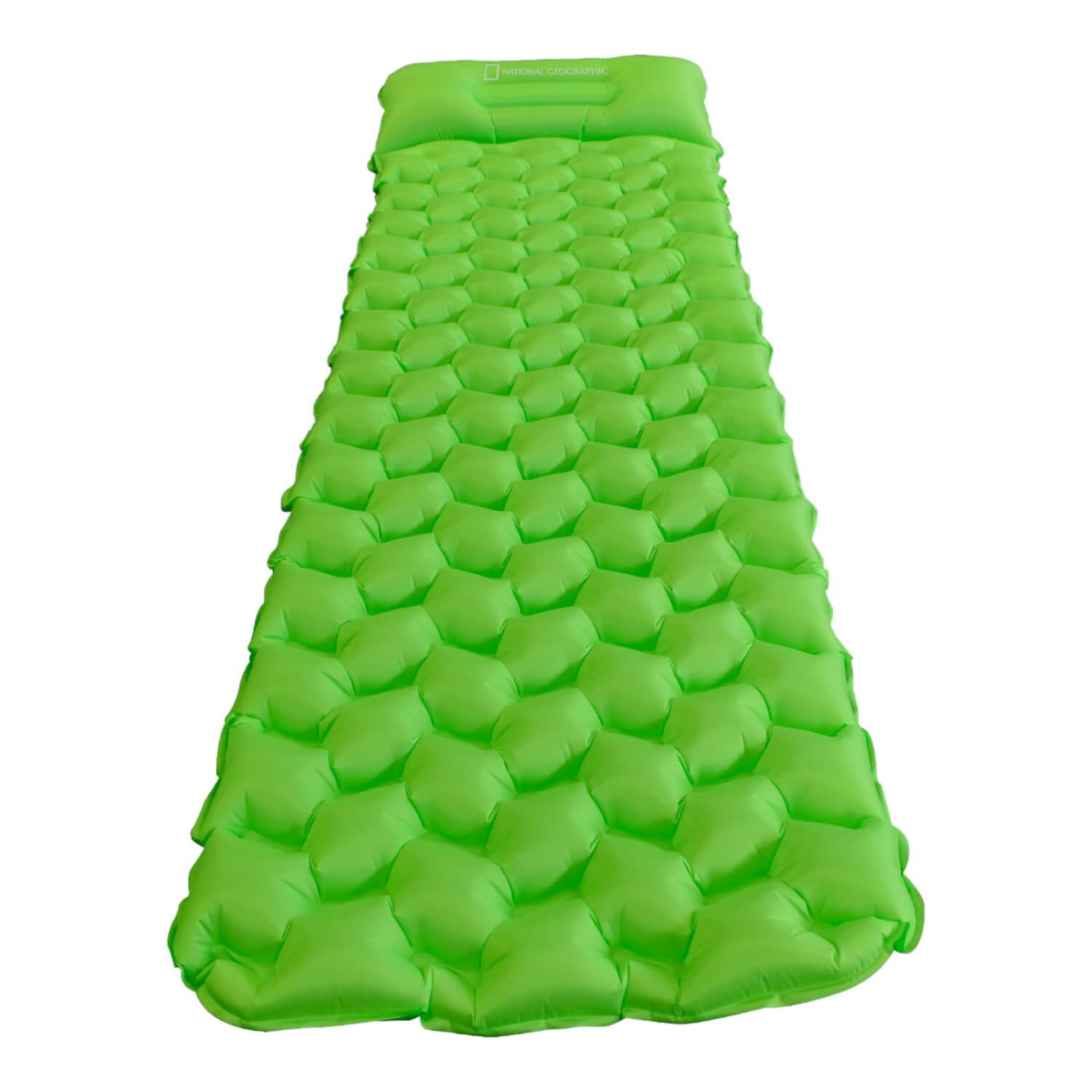 COLCHONETA NATIONAL GEOGRAPHIC 7 CM X 59 CM ULTRALIGHT PRO VERDE FLUOR - 3