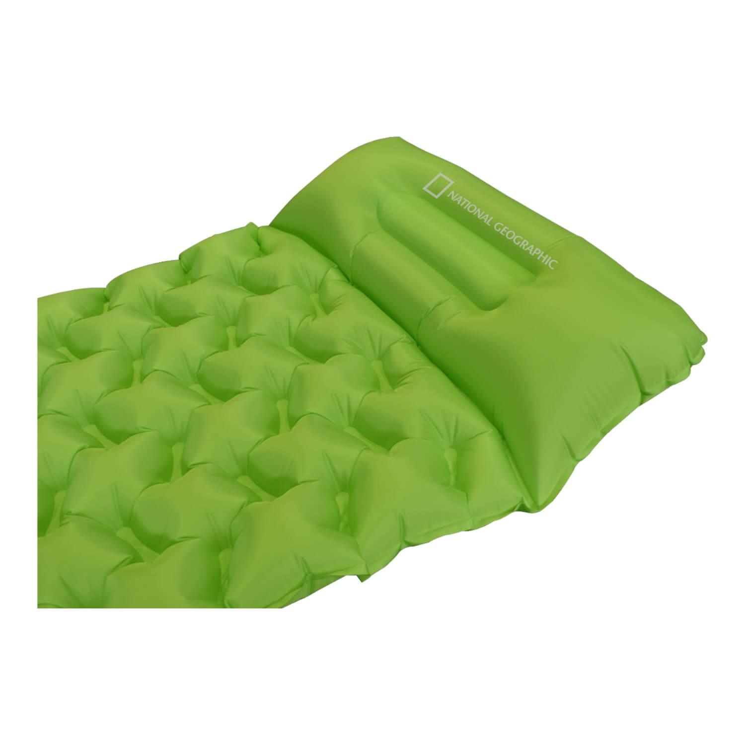 COLCHONETA NATIONAL GEOGRAPHIC 7 CM X 59 CM ULTRALIGHT PRO VERDE FLUOR - 4