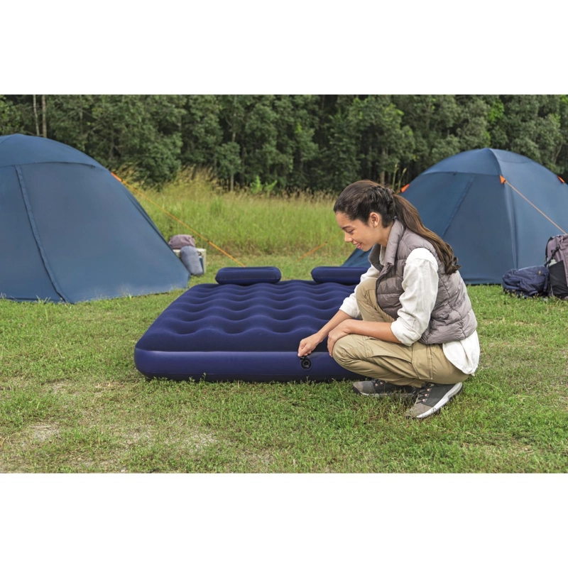 COLCHON INFLABLE QUEEN + INFLADOR + 2 ALMOHADAS BESTWAY - 3