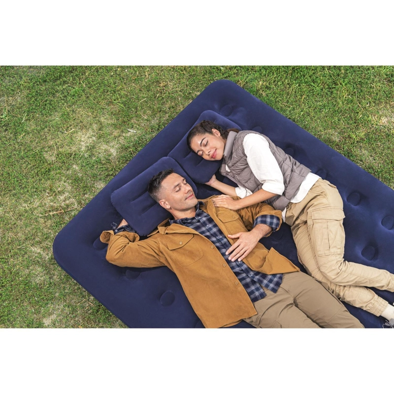 COLCHON INFLABLE QUEEN + INFLADOR + 2 ALMOHADAS BESTWAY - 6
