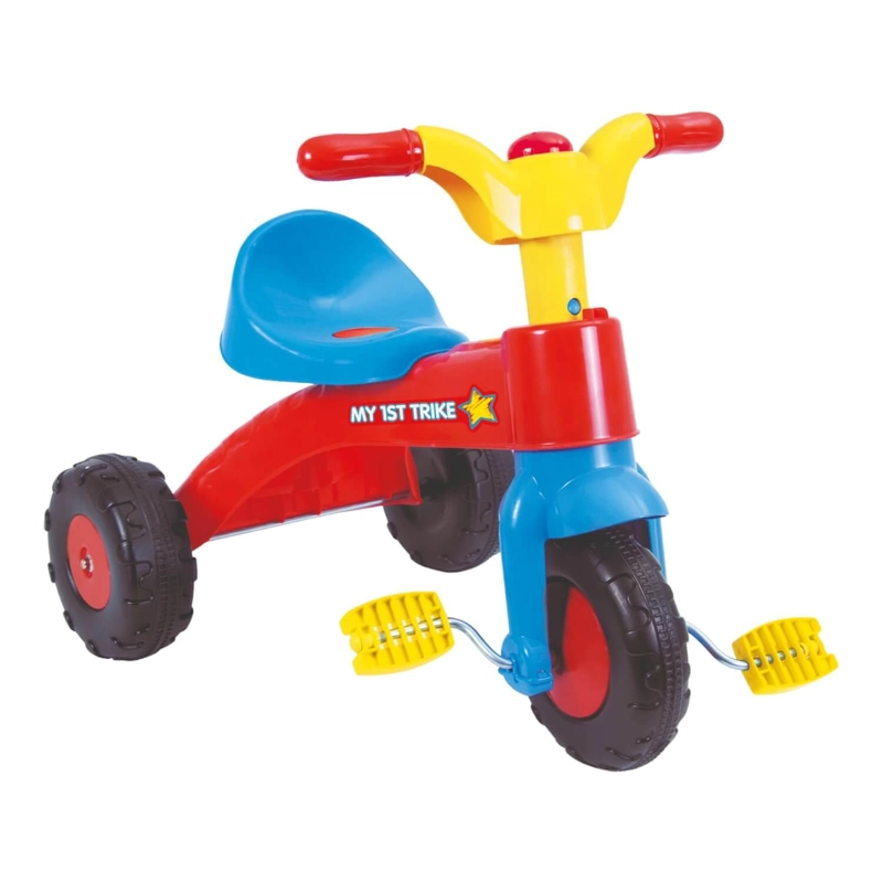TRICICLO DOLU DL7206 TRICILO A PEDALES ROJOAZUL PARA NIÑOS 48X64X45 CM - 1