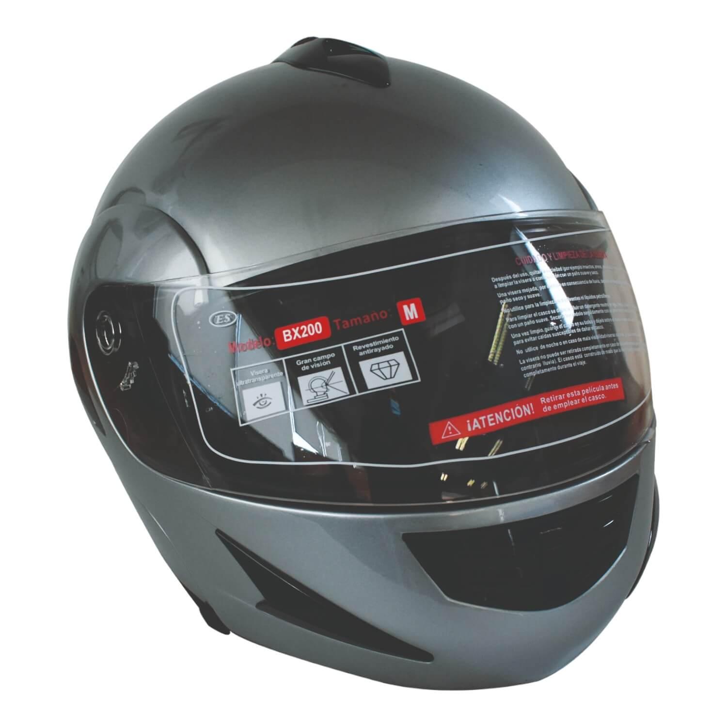CASCO FULL FACE BX200 TALLA M STONE GREY CERTIFICADO BEX - 2