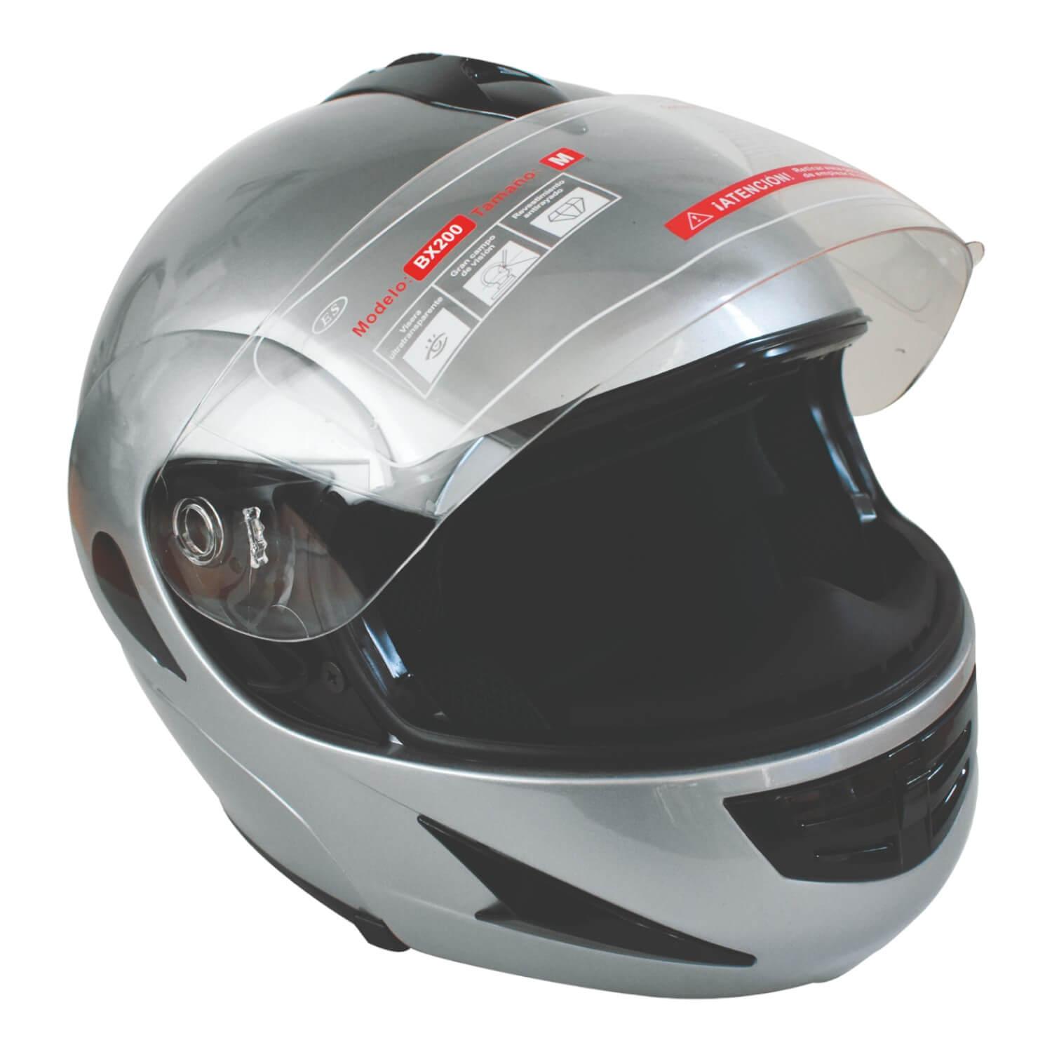 CASCO FULL FACE BX200 TALLA M STONE GREY CERTIFICADO BEX - 4
