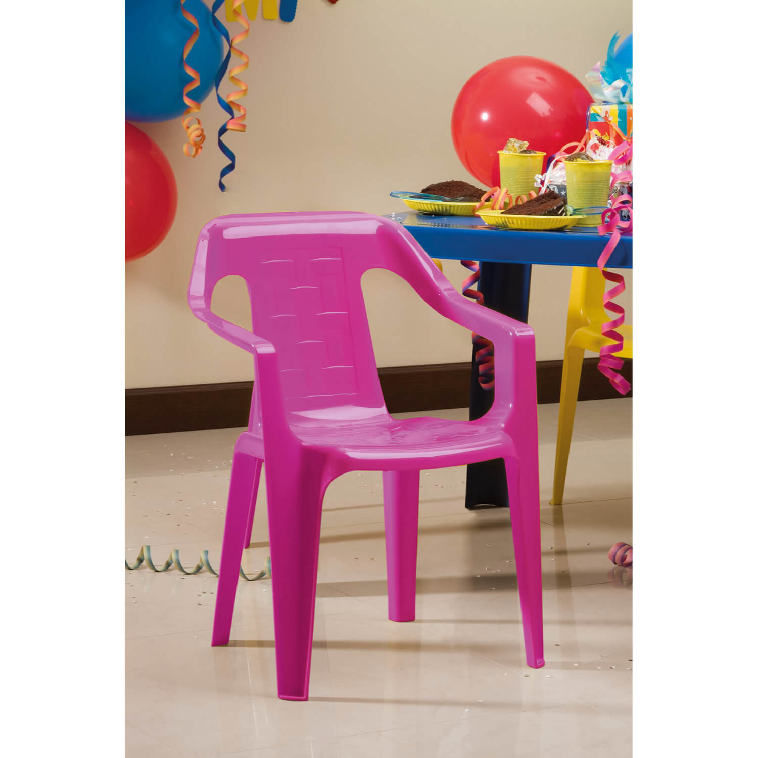 SILLA INFANTIL RIMAX ROSA - 5