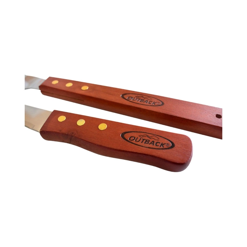 SET OUTBACK CUBIERTOS ASADO 2 PIEZAS ACERO - 3