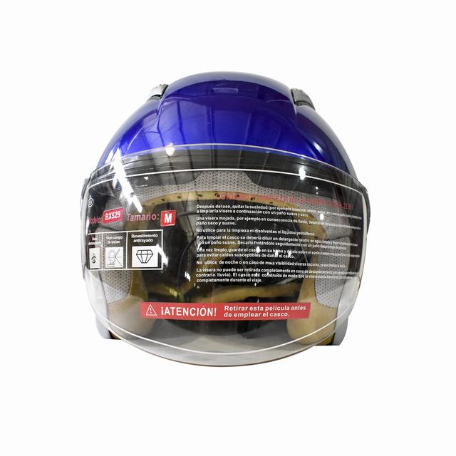 CASCO MODELO HALF FACE TALLA M COLOR DEEP BLUE - 4