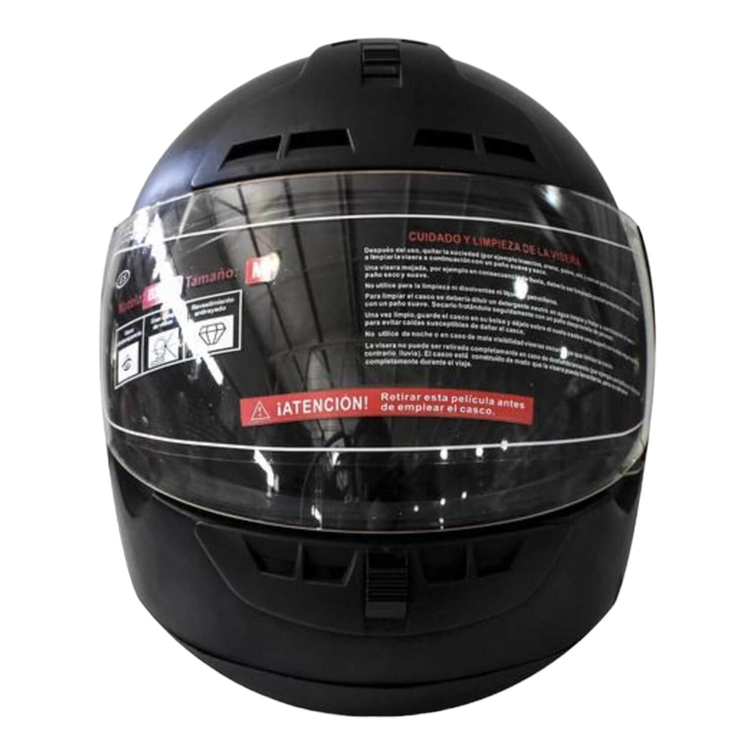 CASCO FULL FACE BX603 TALLA L COLOR FLAT BLACK CERTIFICADO DOT | BEX - 3
