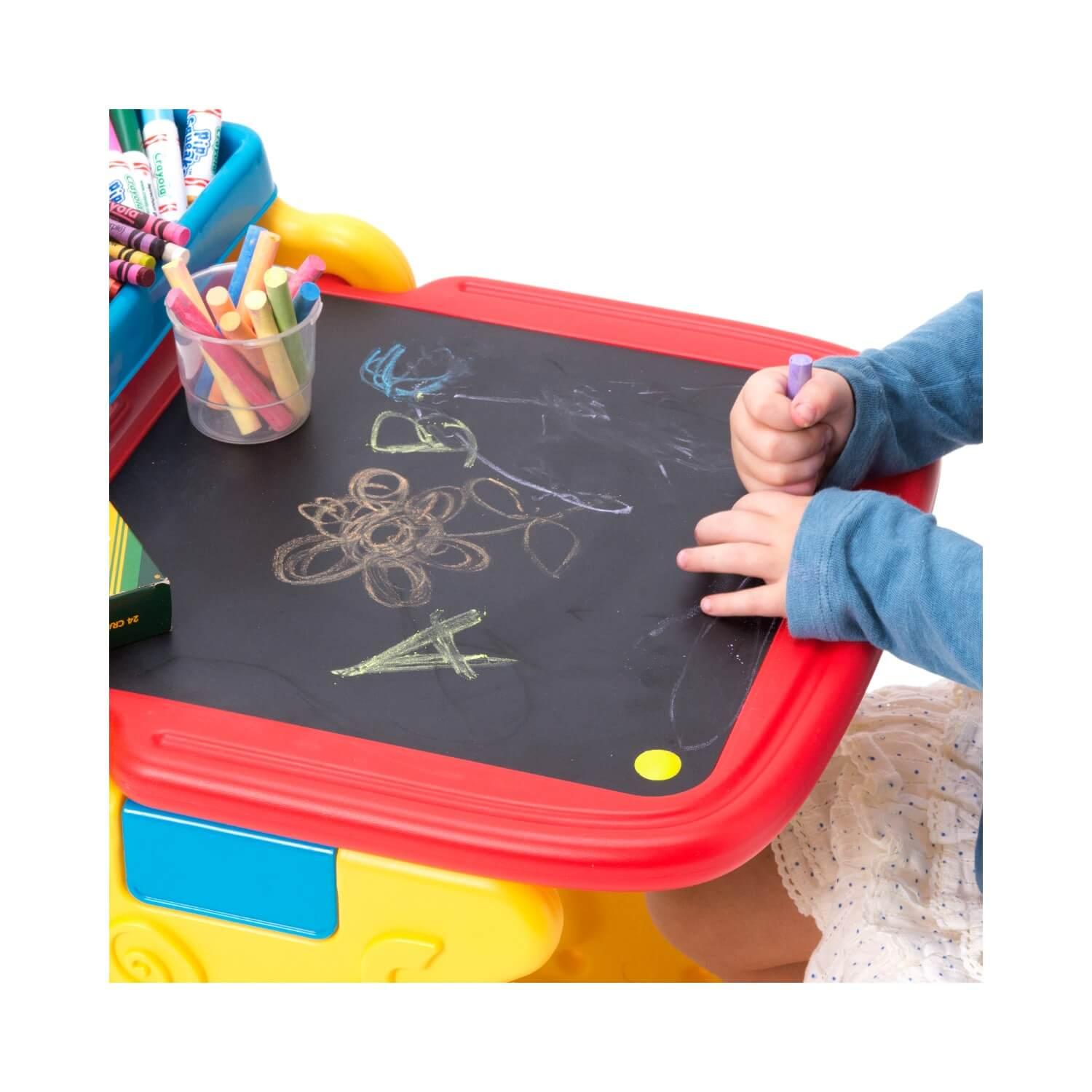 MESA DE PINTURA Y ARTE PARA NIÑOS 36X33X70 CMS CRAYOLA - 6