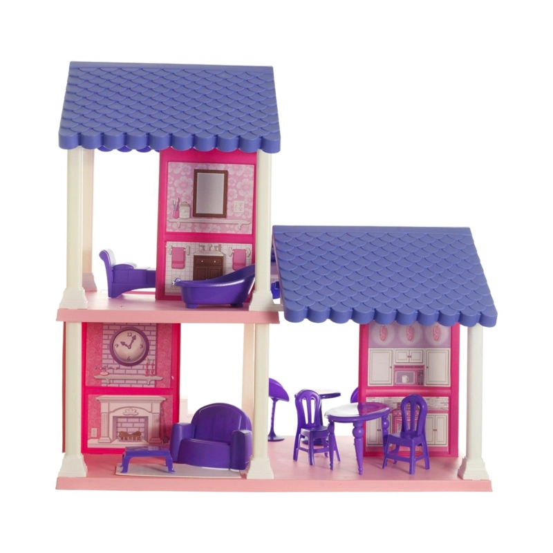 CASITA DE JUEGOS AMERICAN PLASTIC AP90730 MULTICOLOR + ACCESORIOS 94X59X91 CM - 1