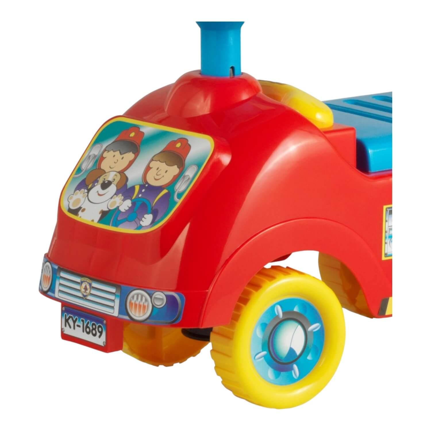 CORREPASILLO GAMEPOWER ROD006 ANDADOR BOMBERO NIÑOS 50X22X43 CM MULTICOLOR - 2