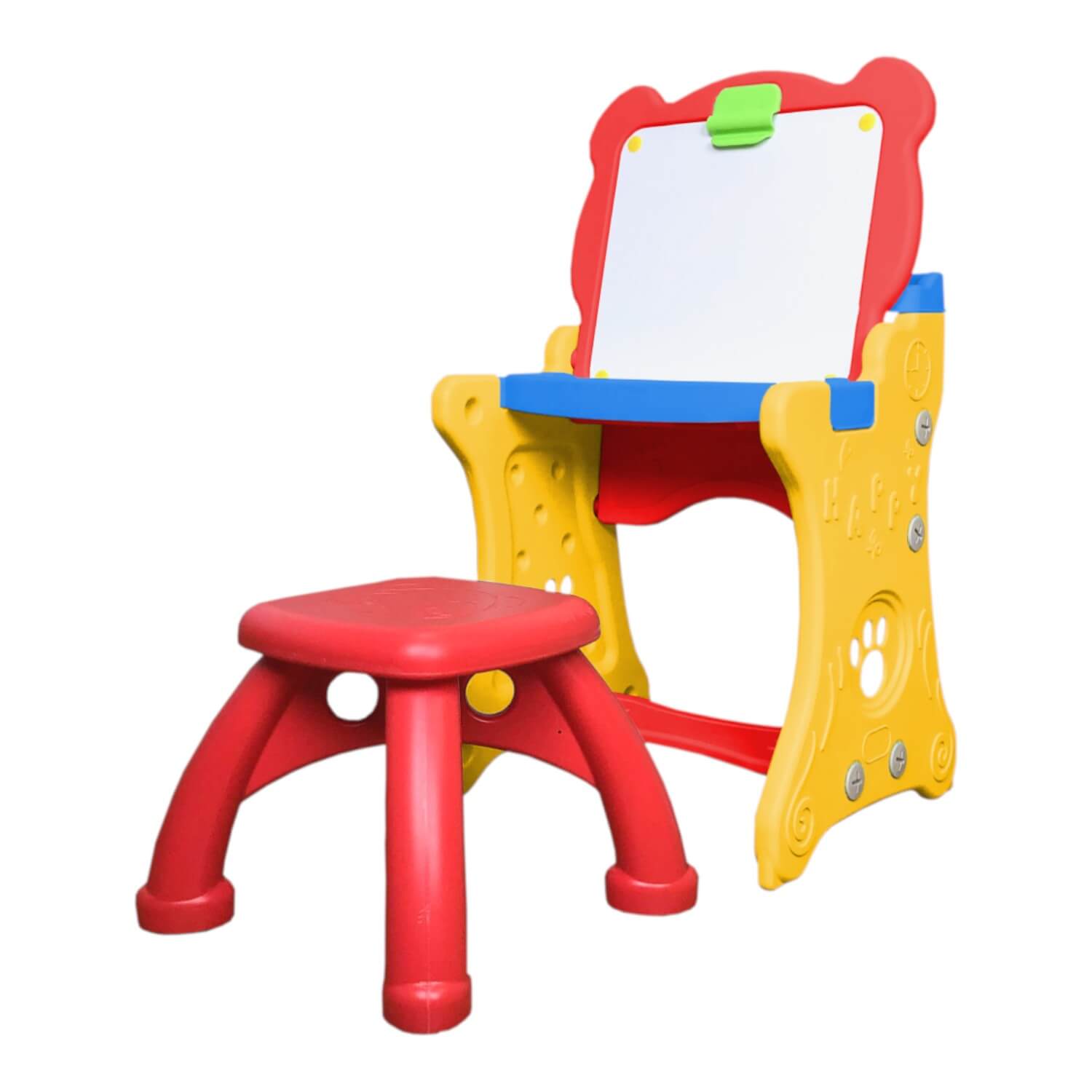 ESCRITORIO INFANTIL GP7005 MULTICOLOR + PIZARRA + BANCO GAMEPOWER GAME POWER - 2