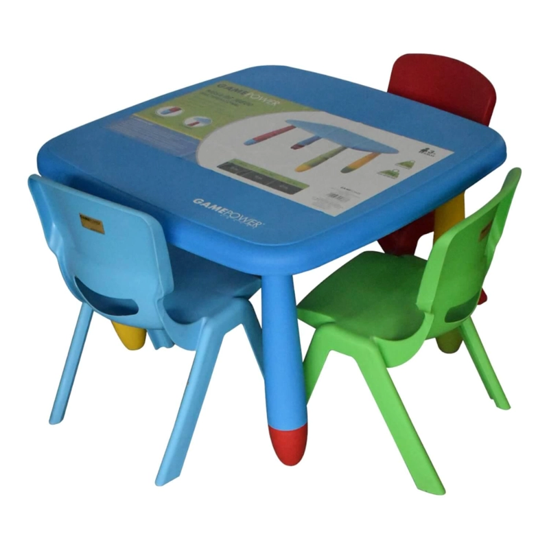 MESA DE JUEGO GP3250 MULTICOLOR INFANTIL PARA NIÑOS 47X70X70 CM GAMEPOWER GAME POWER - 7