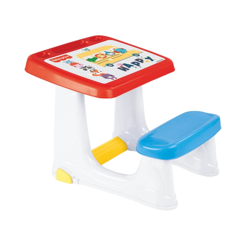 MESA ESCRITORIO CON ASIENTO INFANTIL 74X64X50CM FISHER PRICE - 1