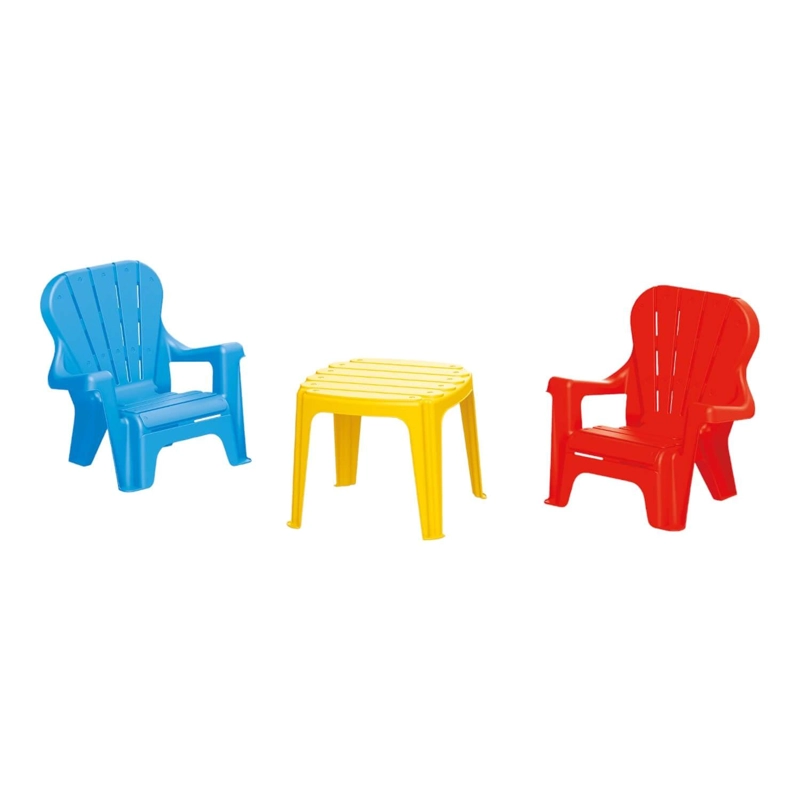 MESA Y DOS SILLAS DOLU DL3007 MULTICOLOR INFANTIL - 1