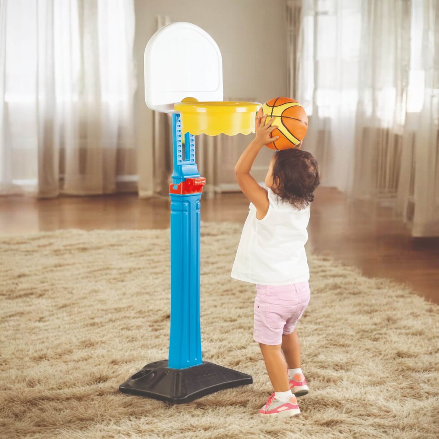 SET DOLU ARO BASKETBALL + PEDESTAL AJUSTABLE A 170M - 4