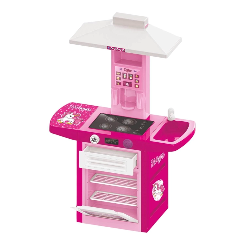 COCINA PLASTICA DOLU DL2542 UNICORNIO + ACCESORIOS 71X30X100 CM - 4