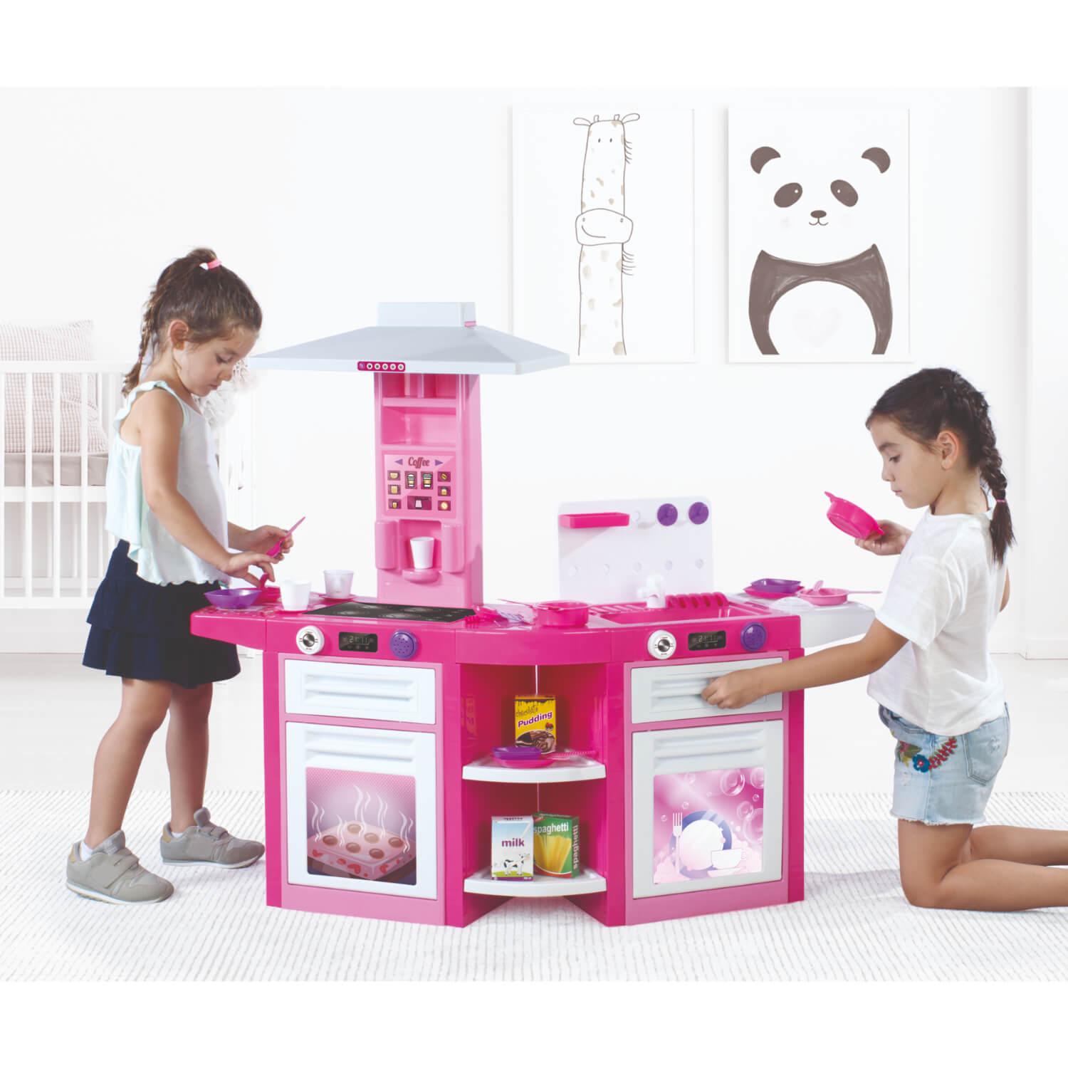 COCINA PLASTICA DOLU DL2543 DOBLE UNICORNIO + EXTRAS 109X65X100 CM - 3