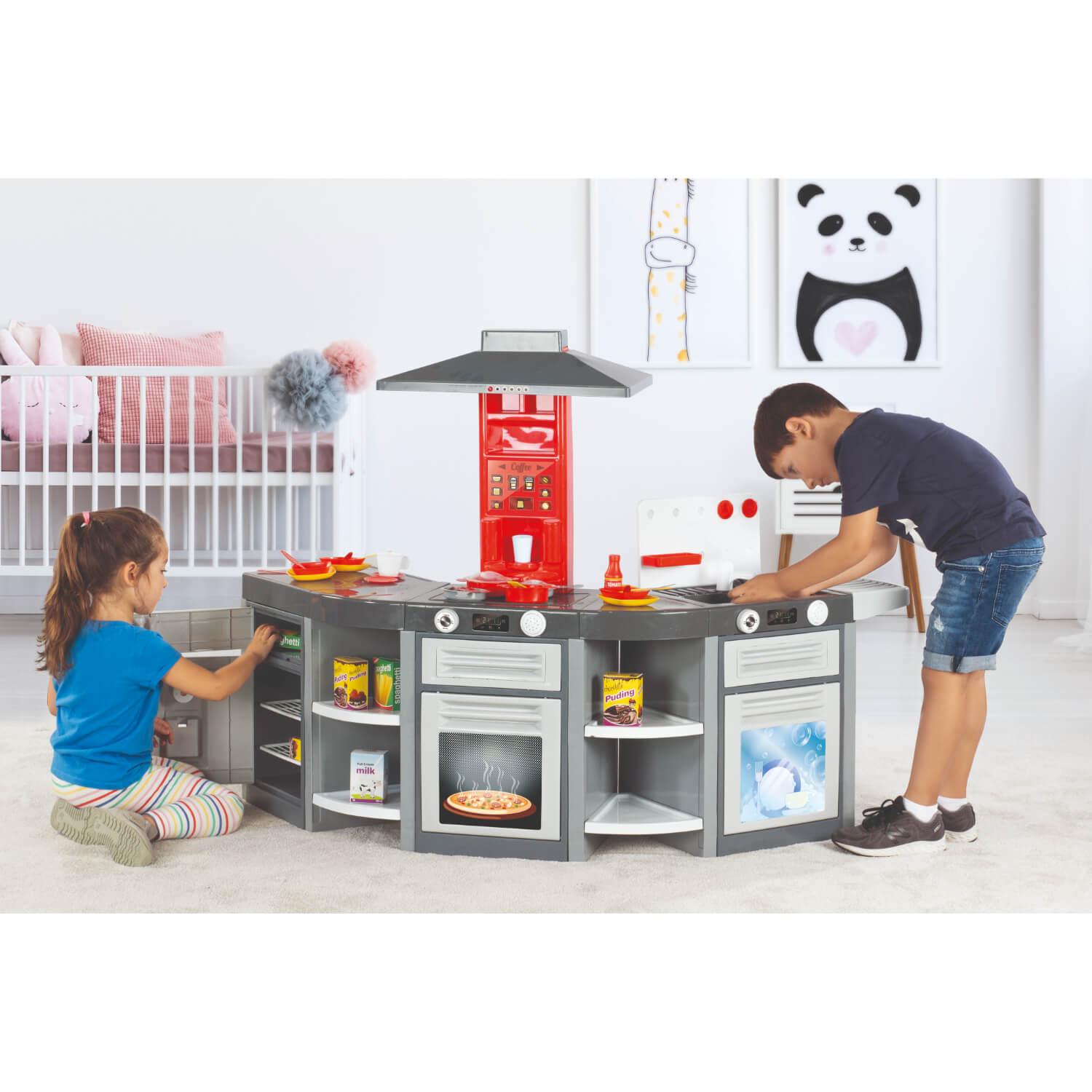 COCINA JUGUETE DOLU DL4508 PLASTICA TRIPLE + ACCESORIO 139X65X100 CM - 4