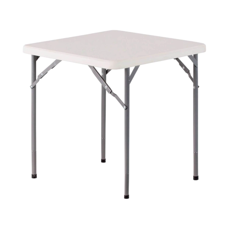 MESA PLEGABLE CUADRADA 70X74CM BLANCA NORTHWEST - 1