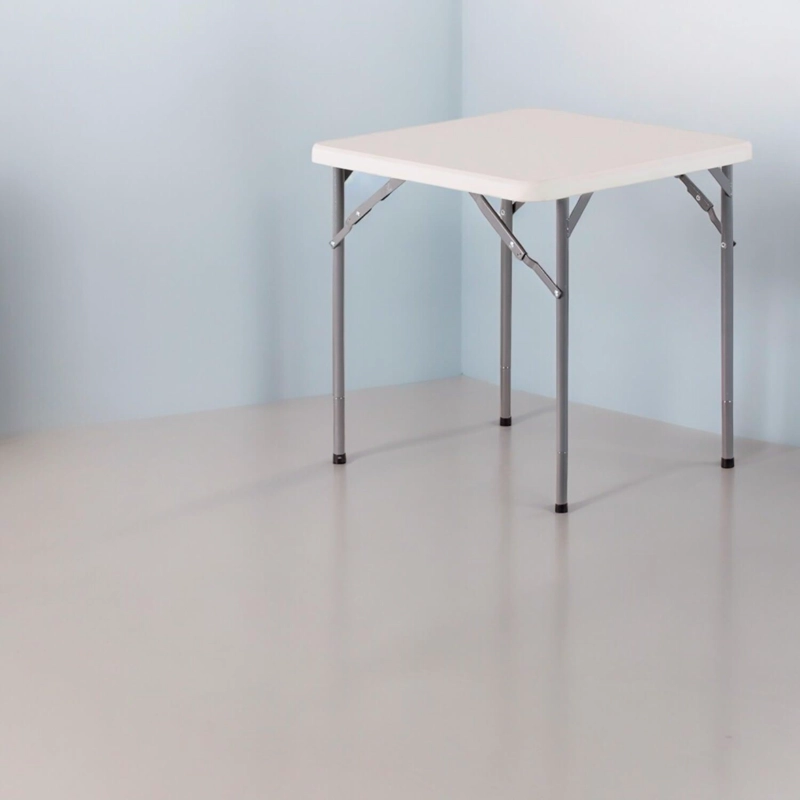 MESA PLEGABLE CUADRADA 70X74CM BLANCA NORTHWEST - 5