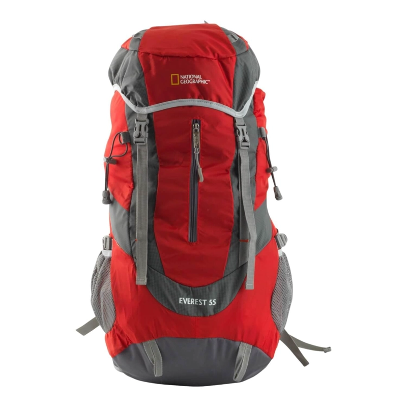 MOCHILA CAMPING EVEREST 55 LITROS ROJA NATIONAL GEORGRAPHIC - 3