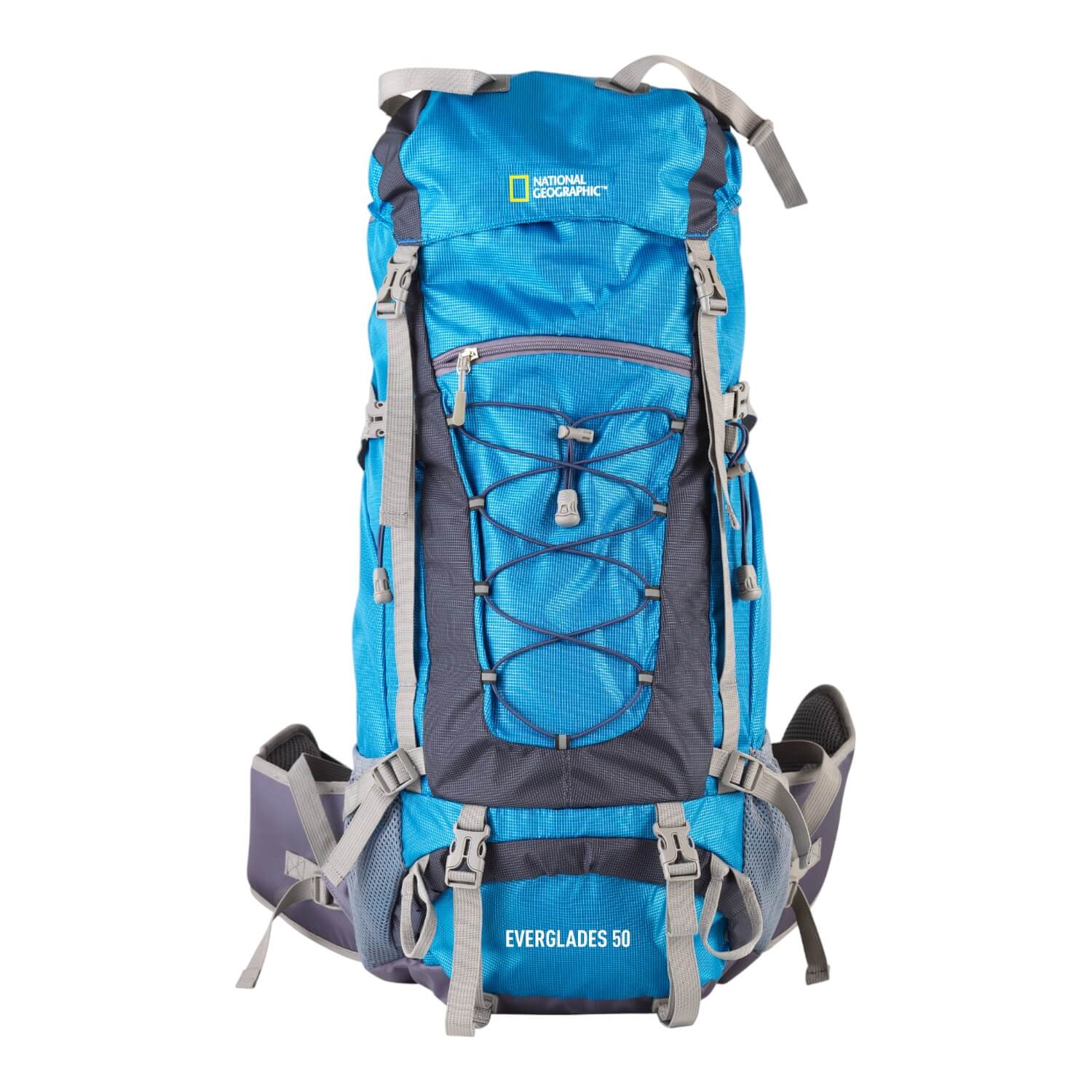 MOCHILA CAMPING EVERGLADES 50LITROS AZUL NATIONAL GEOGRAPHIC - 6