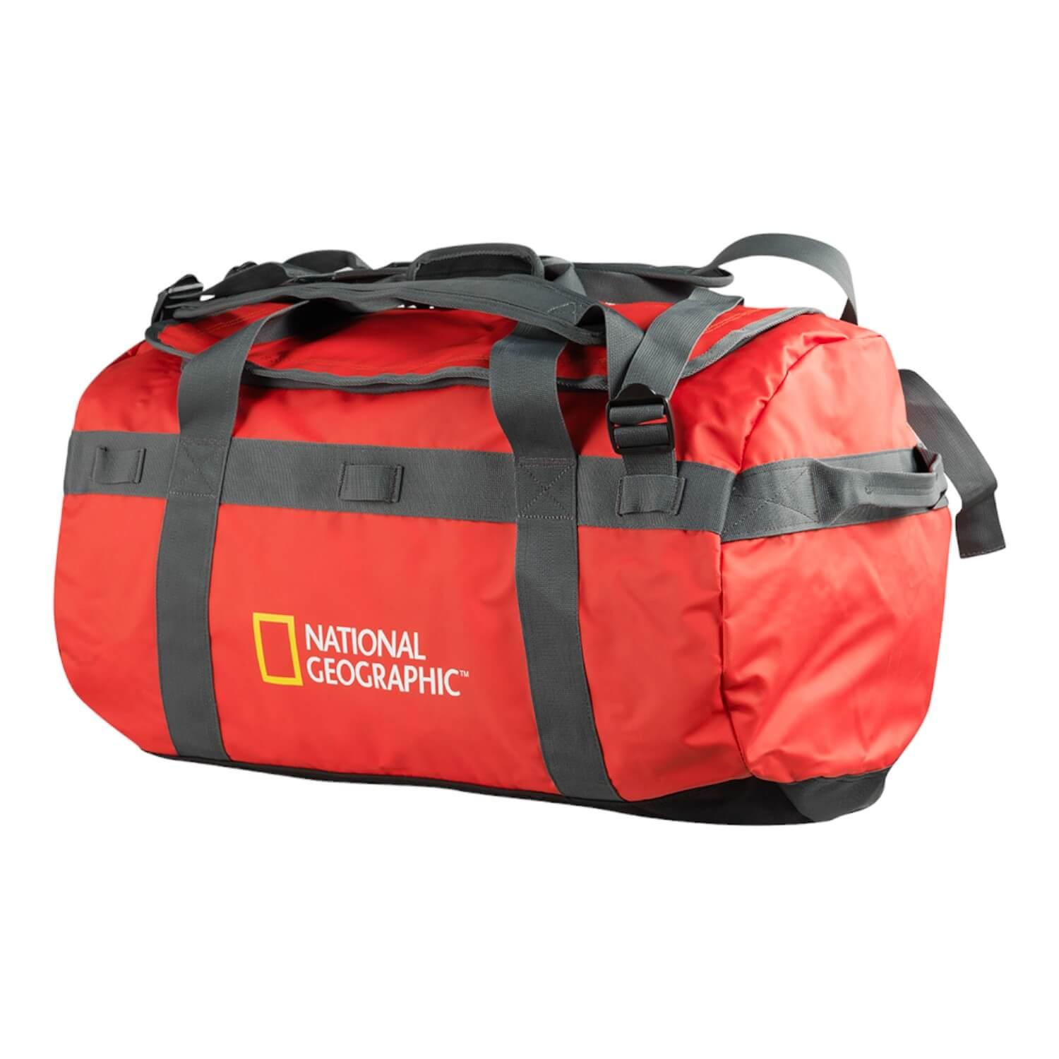 BOLSO MOCHILA VIAJE DUFFEL 80 LTS ROJO NATIONAL GEOGRAPHIC - 1