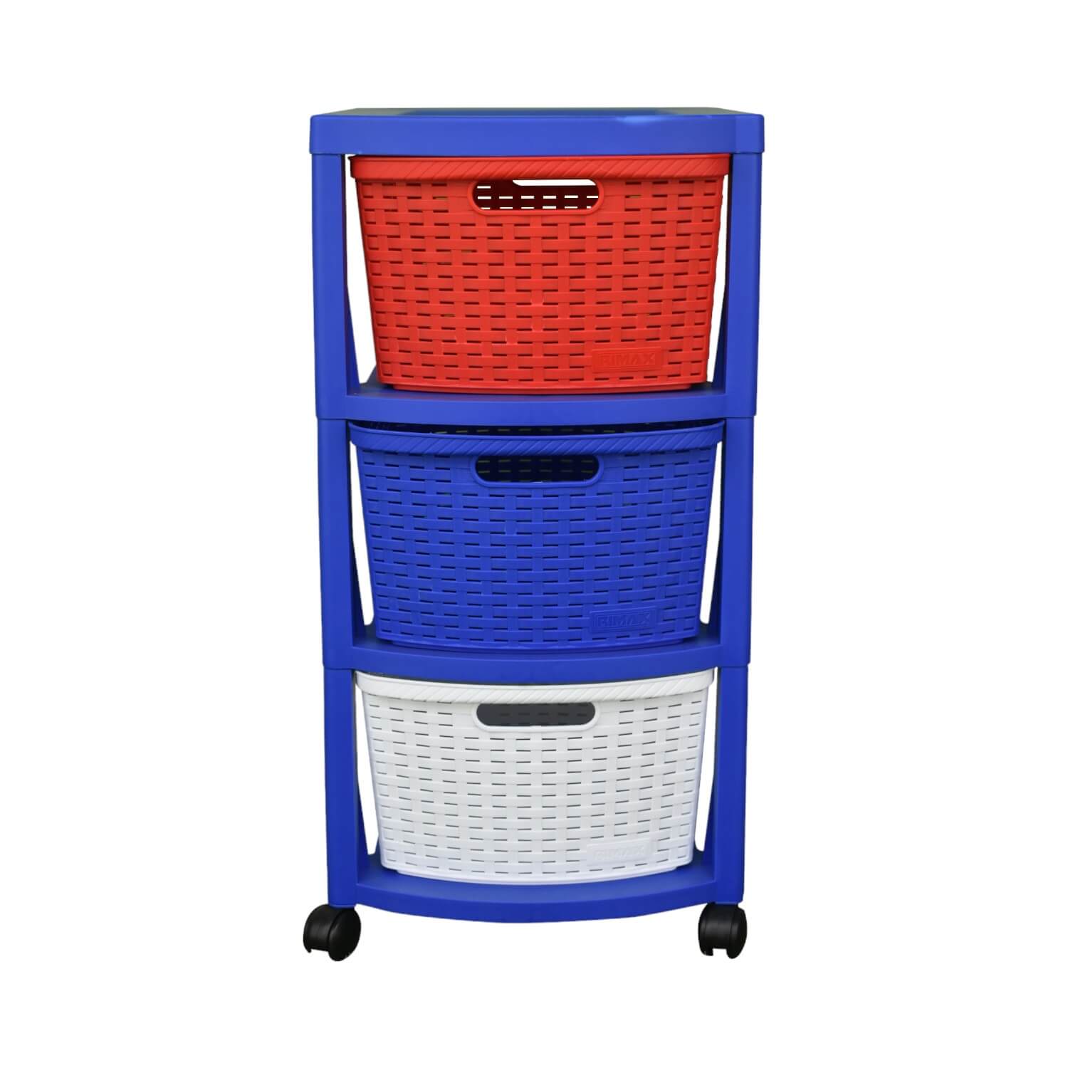 CAJONERA RIMAX RX10125 3 CAJONES MULTICOLOR RATTAN NIÑO - 5