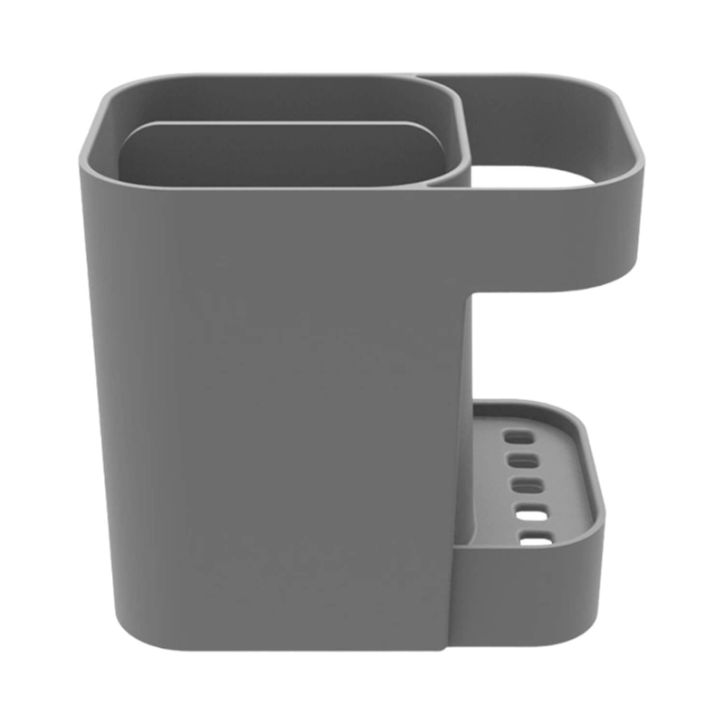 ORGANIZADOR DE LAVAPLATOS / PORTA CUBIERTOS SOPRANO GRIS - 1
