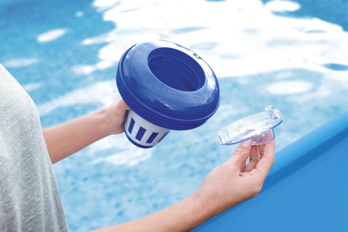 PORTA CLORO FLOTANTE BESTWAY - 4