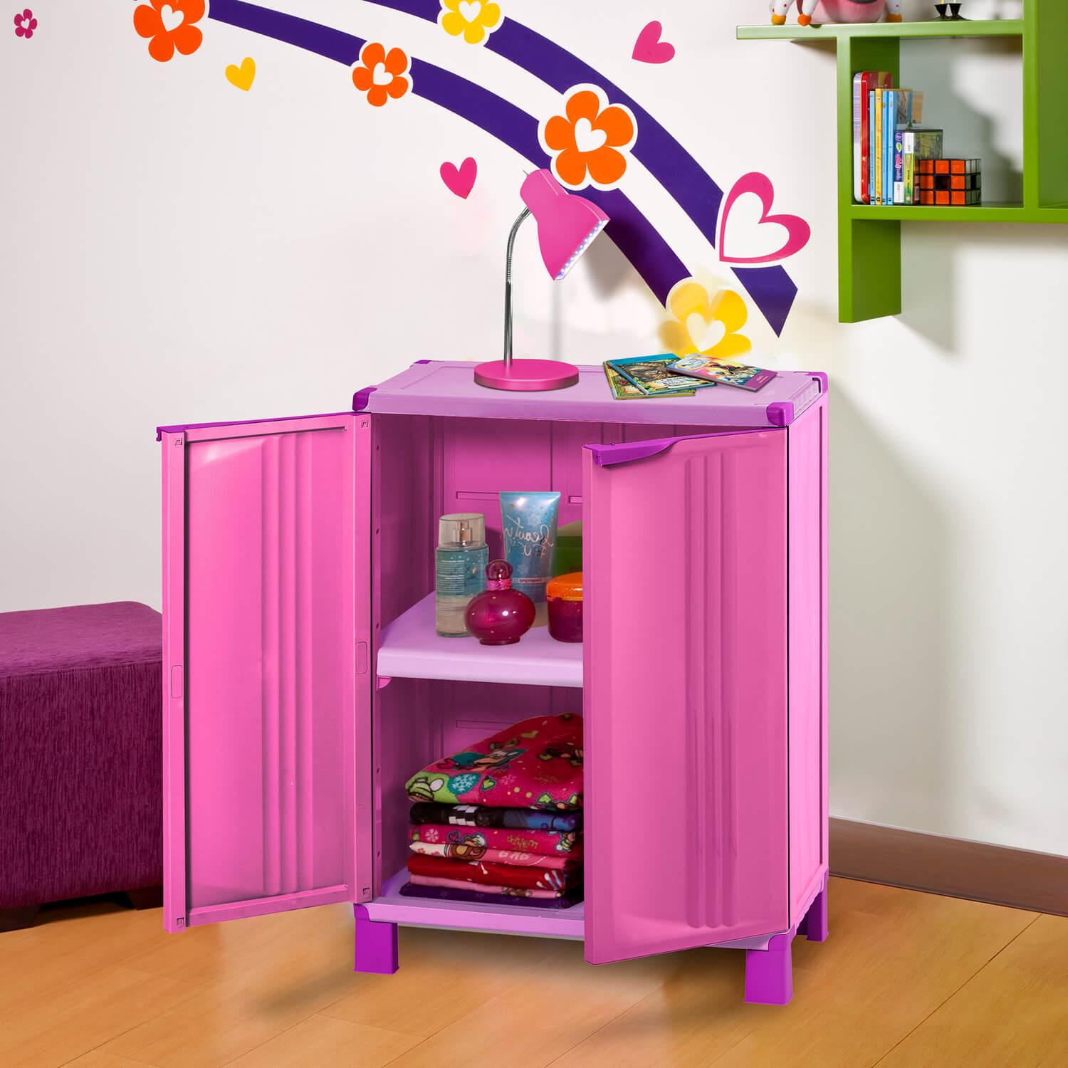 GABINETE RIMAX RX12282 ROSA MULTIUSO 66.5X39X91 STARPLAST - 4