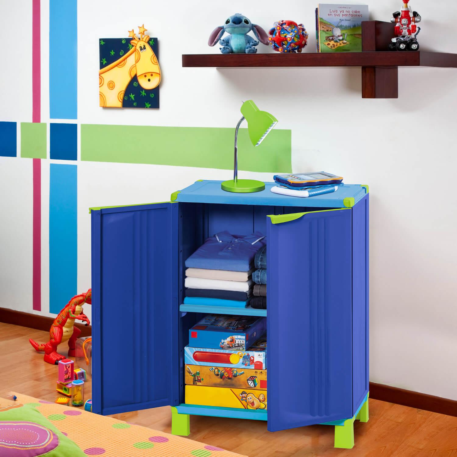 GABINETE RIMAX RX12283 AZUL MULTIUSO 66.5X39X91 STARPLAST - 4